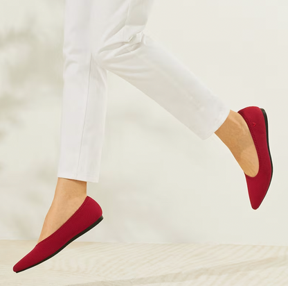 Ballerinas | Damen | Flexibel | Luftig | Rutschfest | Einstieg | Atmungsaktiv-Luzern Mode