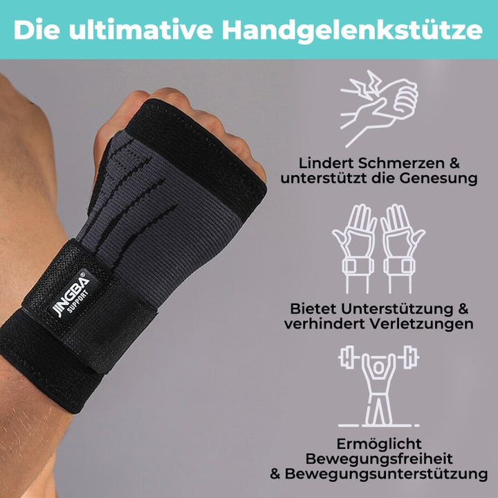 Handgelenkbandage | Bequem | Verstellbar | Atmungsaktiv | Vielseitig | Stützend | Langlebig-Luzern Mode