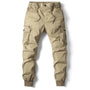 Herren Cargo Hose mit Taschen - Bequeme Outdoor Mode-Beige-29-Luzern Mode