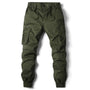 Herren Cargo Hose mit Taschen - Bequeme Outdoor Mode-Grün-29-Luzern Mode