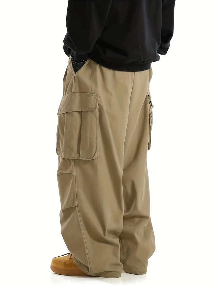 Herren Cargo Hose mit Taschen - Bequeme Freizeithose-Luzern Mode