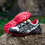 Herren Laufschuhe mit Klettverschluss für Outdoor-Sport-Rot/Schwarz-40-Luzern Mode