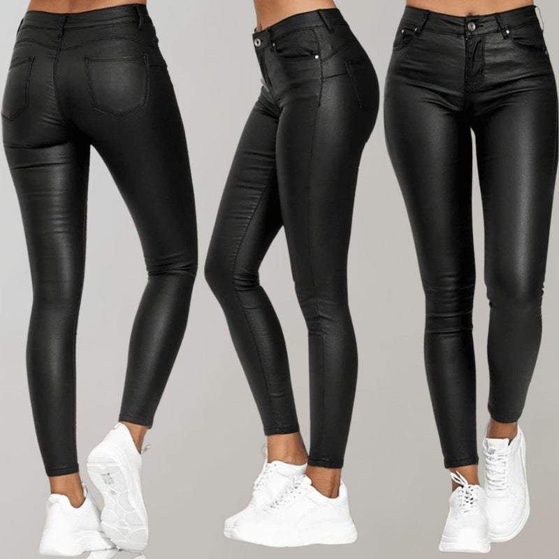 Elegante Damenhose mit hohem Bund und bequemem Sitz-Luzern Mode