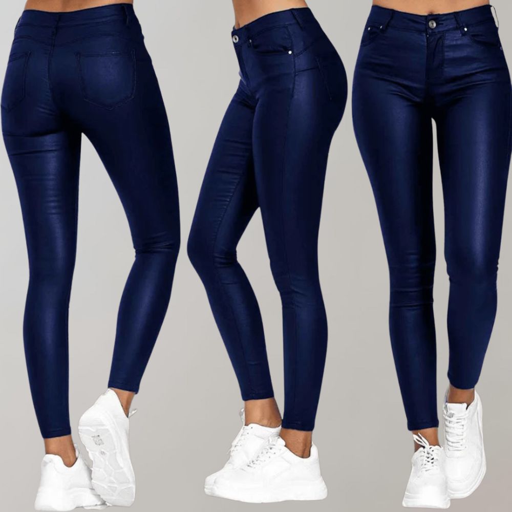 Elegante Damenhose mit hohem Bund und bequemem Sitz-Luzern Mode