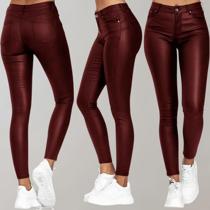 Elegante Damenhose mit hohem Bund und bequemem Sitz-Luzern Mode