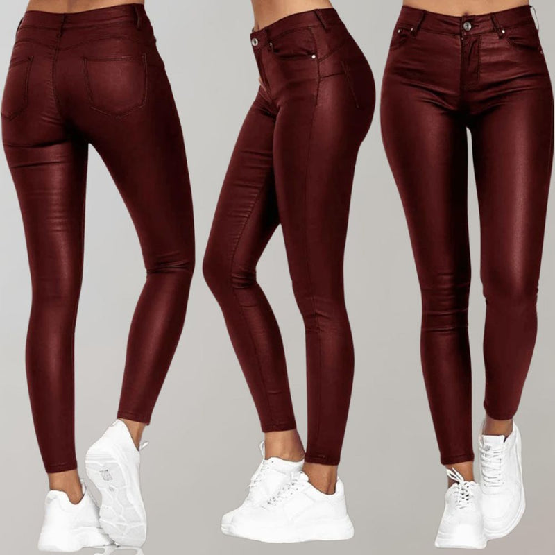 Elegante Damenhose mit hohem Bund und bequemem Sitz-Luzern Mode