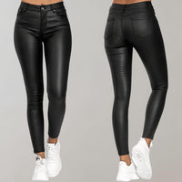 Elegante Damenhose mit hohem Bund und bequemem Sitz-Schwarz-S-Luzern Mode