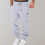 Herren Jogginghose mit Tasche - Bequeme Sporthose-Grau-S-Luzern Mode