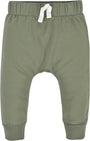 Unisex Baby T-Shirt und Hose Set - Weiche Baumwolle-Olivengrün-12-18 Monate-Luzern Mode