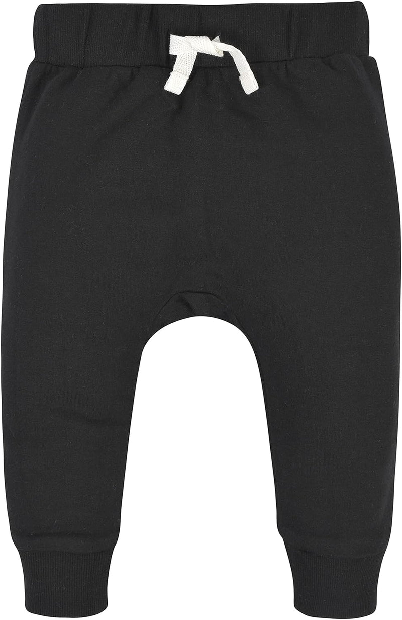 Unisex Baby T-Shirt und Hose Set - Weiche Baumwolle-Schwarz-12-18 Monate-Luzern Mode