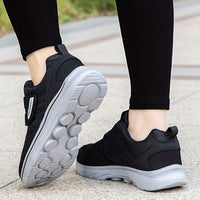 Bequeme Damen Sneaker mit Klettverschluss für Alltag-Luzern Mode
