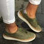 Damen Sommerschuhe | Orthopädisch | Veganes Leder | Rutschfest | Slipper-Grün-35-Luzern Mode