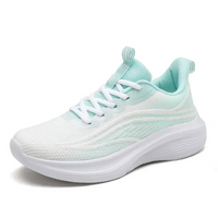 Laufschuhe Damen Airboost Orthoschuh Komfort Sneaker-35-Weiß-Grün-Luzern Mode