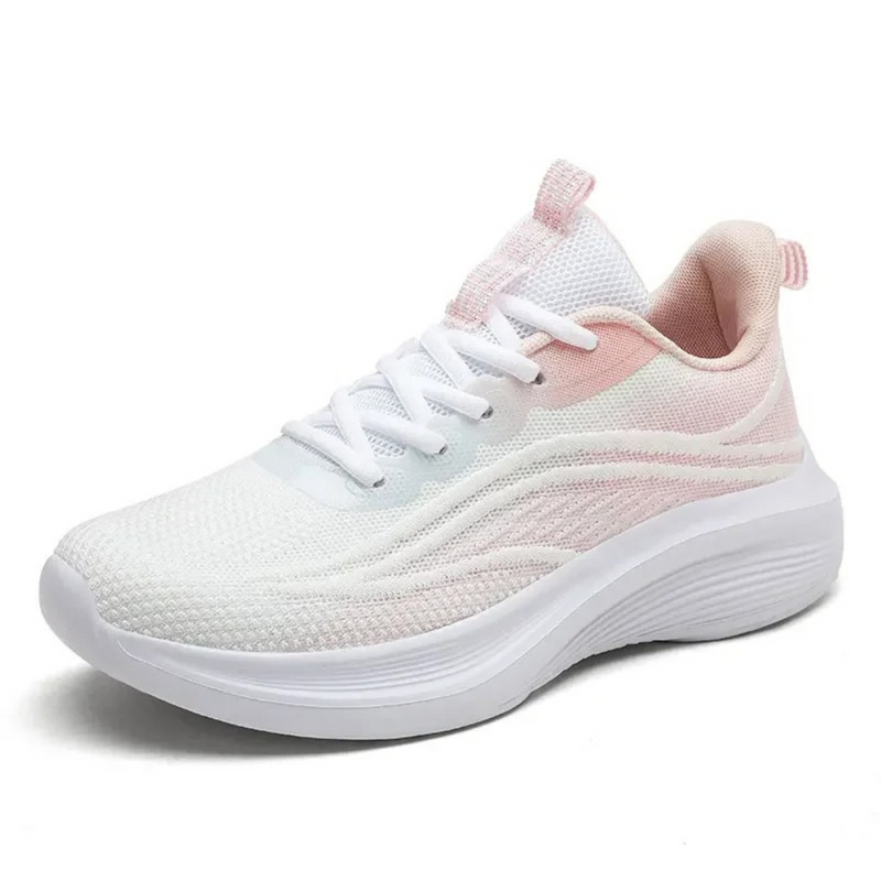 Laufschuhe Damen Airboost Orthoschuh Komfort Sneaker-35-Weiß-Rosa-Luzern Mode