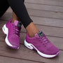 Damen Sneakers | Orthopädisch | Farbenfroh | Stilvoll | Bequem | Langlebig-Lila-35-Luzern Mode