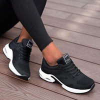 Damen Sneakers | Orthopädisch | Farbenfroh | Stilvoll | Bequem | Langlebig-Schwarz-35-Luzern Mode