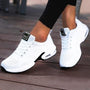 Damen Sneakers | Orthopädisch | Farbenfroh | Stilvoll | Bequem | Langlebig-Weiß-35-Luzern Mode
