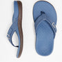 Orthopädische Zehensandalen Damen | Sommerkomfort | Anti-Rutsch | Fußfreundlich-Dunkelblau-35-Luzern Mode