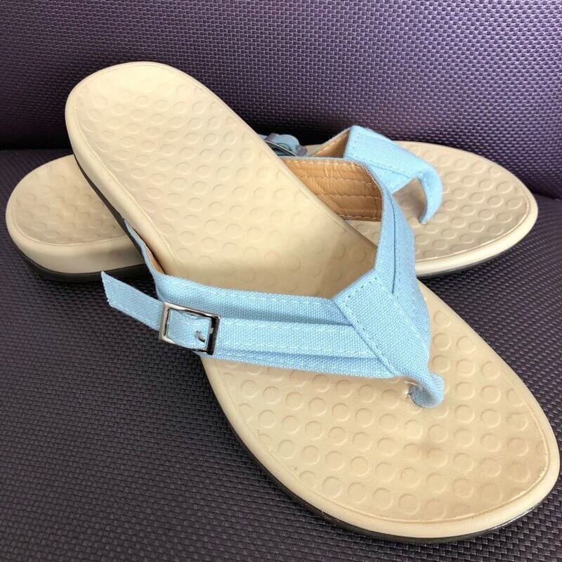 Orthopädische Zehensandalen Damen | Sommerkomfort | Anti-Rutsch | Fußfreundlich-Luzern Mode