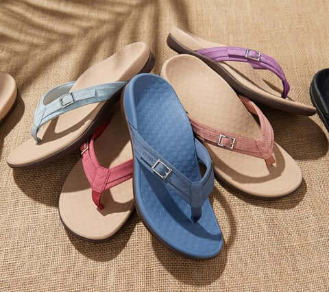 Orthopädische Zehensandalen Damen | Sommerkomfort | Anti-Rutsch | Fußfreundlich-Luzern Mode