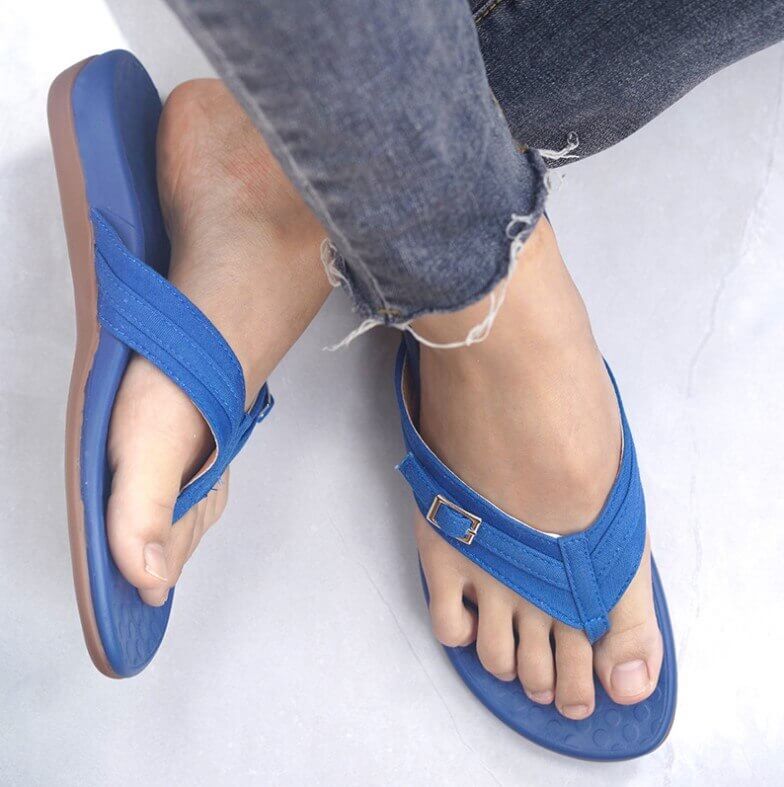 Orthopädische Zehensandalen Damen | Sommerkomfort | Anti-Rutsch | Fußfreundlich-Luzern Mode