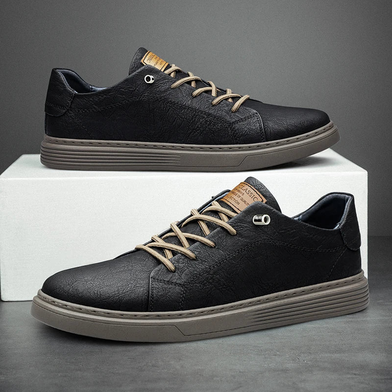 Herren Oxford Sneaker - Bequeme Atmungsaktive Schuhe-Luzern Mode