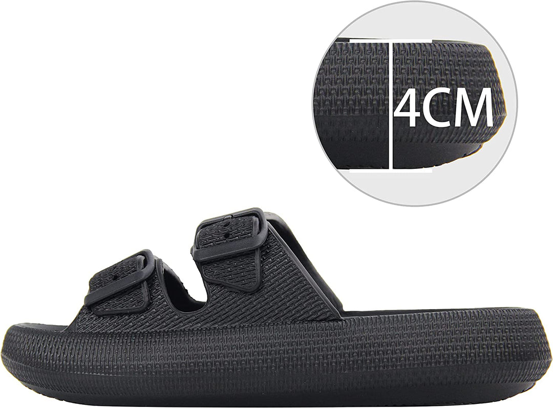 Pillow-Slides | Weicher Sohle | Unisex | Einfarbig | EVA-Schaum-Luzern Mode