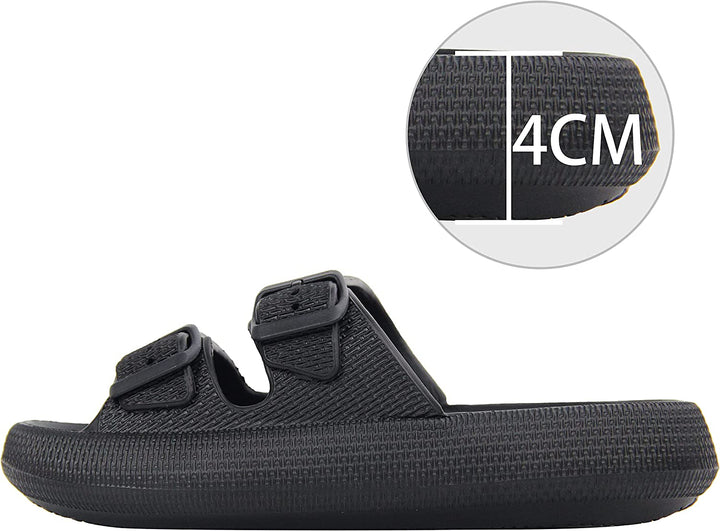 Pillow-Slides | Weicher Sohle | Unisex | Einfarbig | EVA-Schaum-Luzern Mode