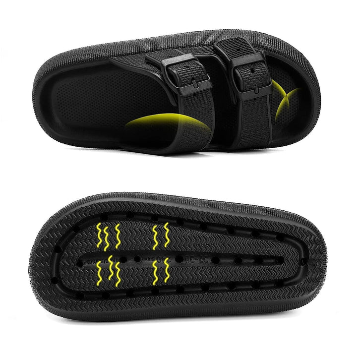 Pillow-Slides | Weicher Sohle | Unisex | Einfarbig | EVA-Schaum-Luzern Mode
