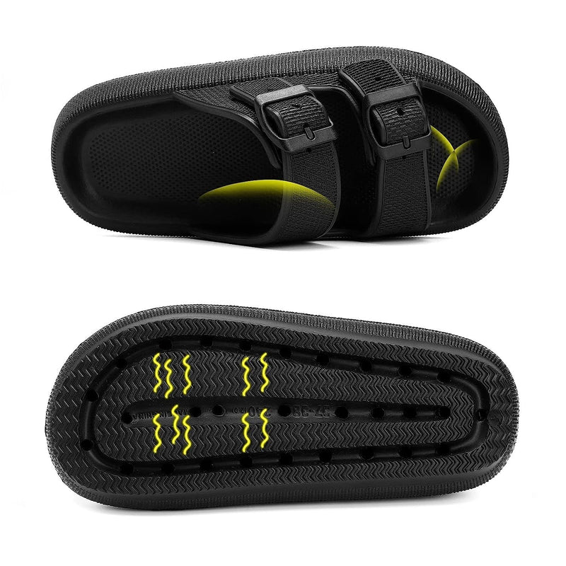 Pillow-Slides | Weicher Sohle | Unisex | Einfarbig | EVA-Schaum-Luzern Mode