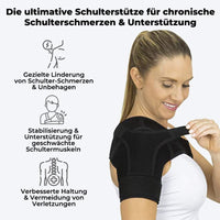 Schulterbandage | Bequem | Verstellbar | Vielseitig | Atmungsaktiv | Langlebig-Luzern Mode