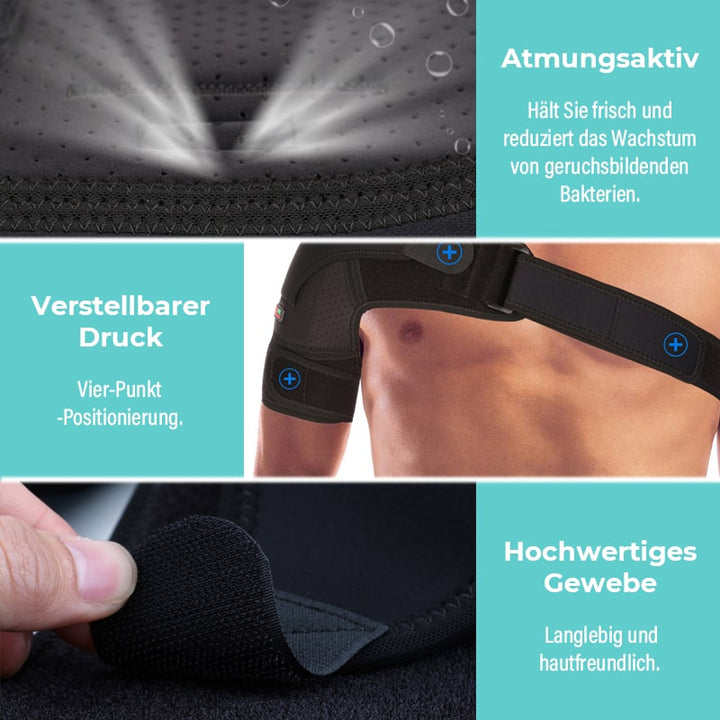 Schulterbandage | Bequem | Verstellbar | Vielseitig | Atmungsaktiv | Langlebig-Luzern Mode