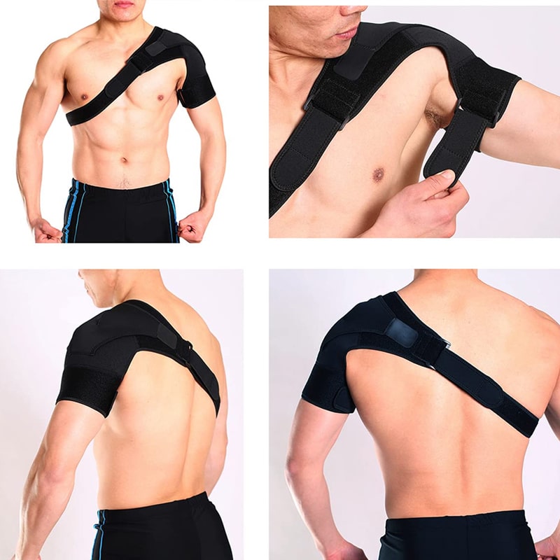 Schulterbandage | Bequem | Verstellbar | Vielseitig | Atmungsaktiv | Langlebig-Luzern Mode