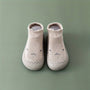Kleinkind Anti-Rutsch Hausschuhe mit Tiermotiv Sohle-Khaki-19-Luzern Mode