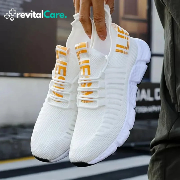 Herren Sneaker atmungsaktiv rutschfest für Sport & Freizeit-Wit-EU 38-Luzern Mode
