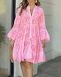 Bequeme Sommerkleid mit Kragen und V-Ausschnitt – Sarah