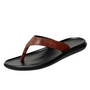 Herren Sommerschuhe | Atmungsaktive & rutschfeste Slipper | Freizeit & Strand-Braun-38-Luzern Mode