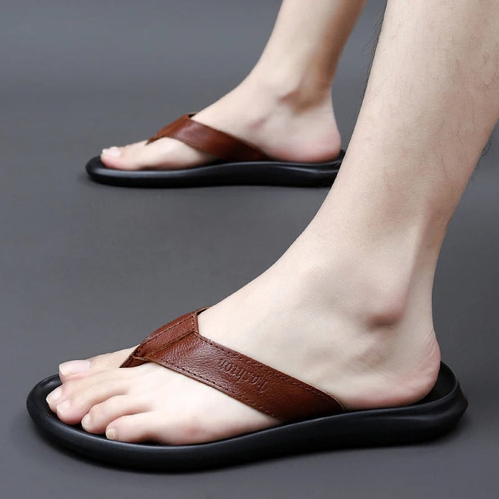 Herren Sommerschuhe | Atmungsaktive & rutschfeste Slipper | Freizeit & Strand-Luzern Mode