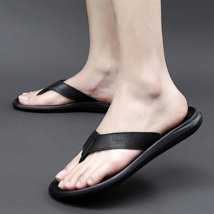 Herren Sommerschuhe | Atmungsaktive & rutschfeste Slipper | Freizeit & Strand-Luzern Mode