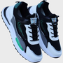 Herren Sneaker mit Mesh-Einsätzen und Komfortsohle-Schwarzes Netz-39-Luzern Mode