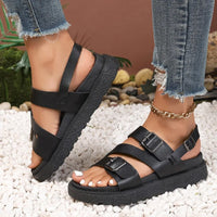 Komfortsandalen Damen | Vegan | Stützend & Rutschfest | Sommerschuhe für Senioren-Luzern Mode