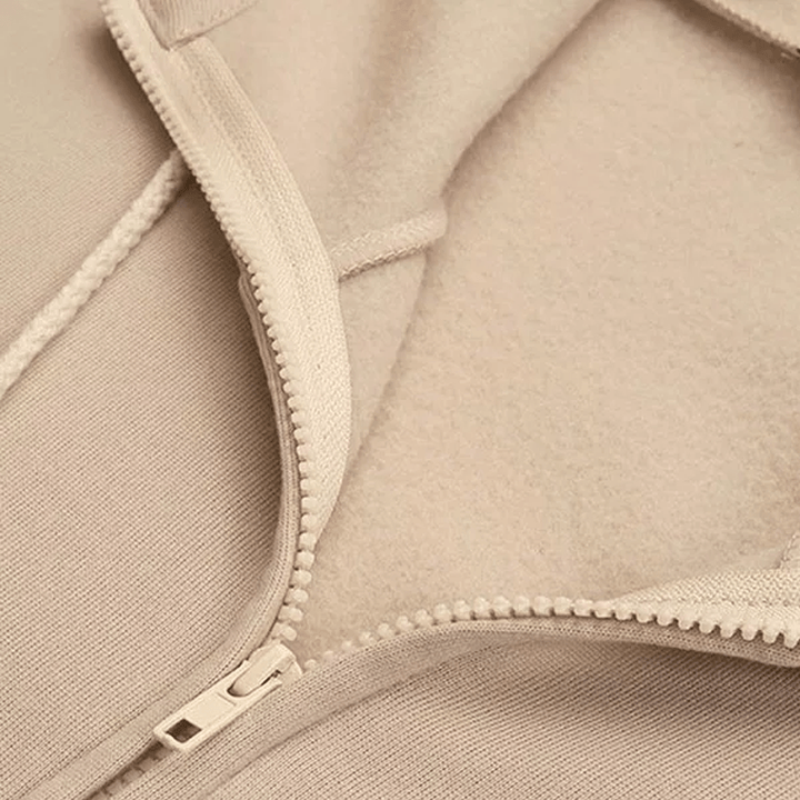 Unisex Oversized Kapuzenpullover mit Reißverschluss für Damen und Herren-Luzern Mode