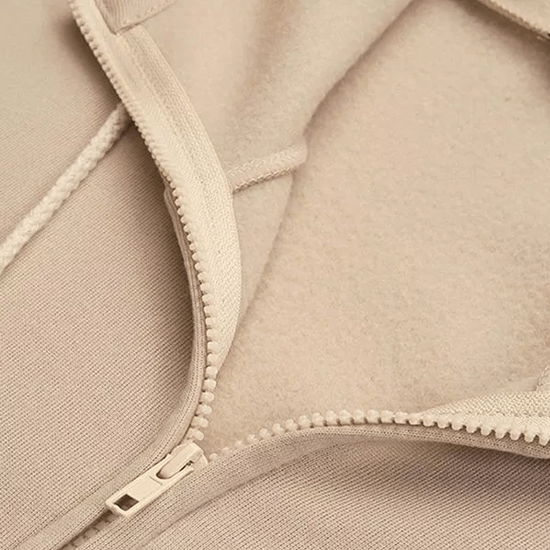 Unisex Oversized Kapuzenpullover mit Reißverschluss für Damen und Herren-Luzern Mode
