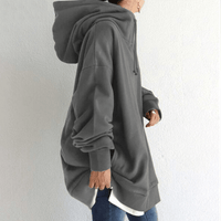 Unisex Oversized Kapuzenpullover mit Reißverschluss für Damen und Herren-Luzern Mode