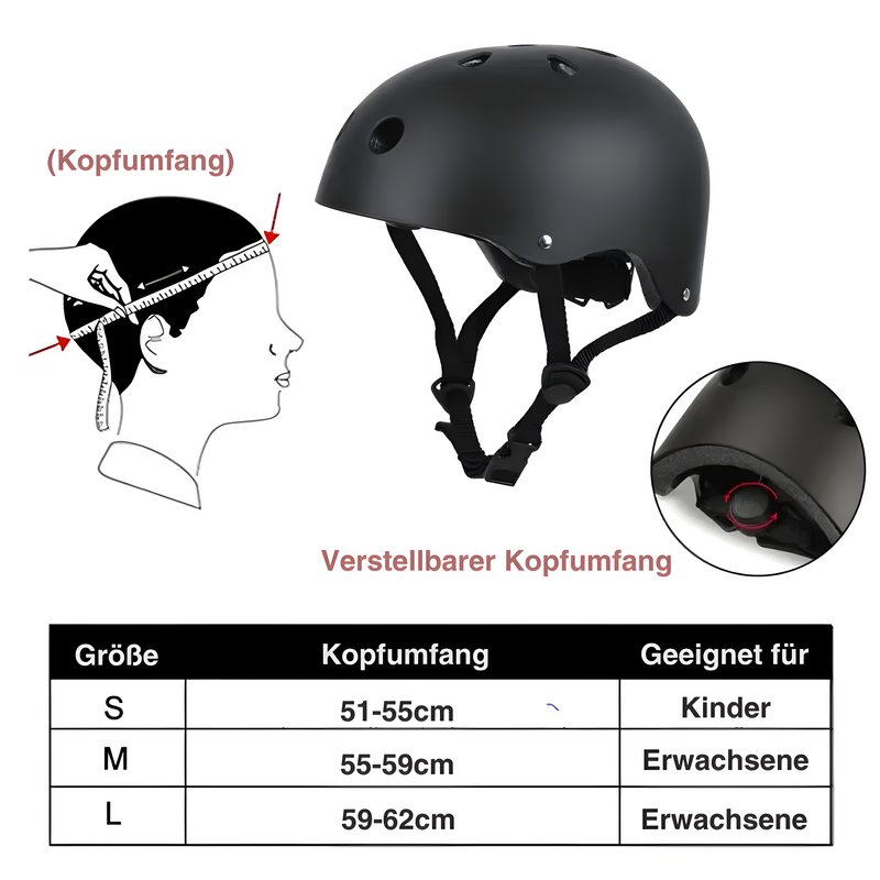 Fahrradhelm | Universal Bequem Atmungsaktiv Verstellbar Langlebig-Luzern Mode