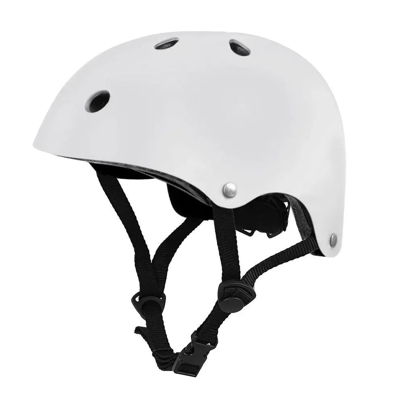 Fahrradhelm | Universal Bequem Atmungsaktiv Verstellbar Langlebig-Weiß-S (51–55 cm)-Luzern Mode