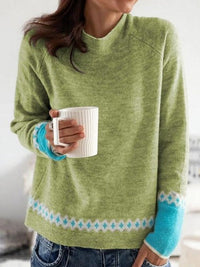 Herren Strickpullover mit Muster - Bequemer Winterpullover-S-Luzern Mode