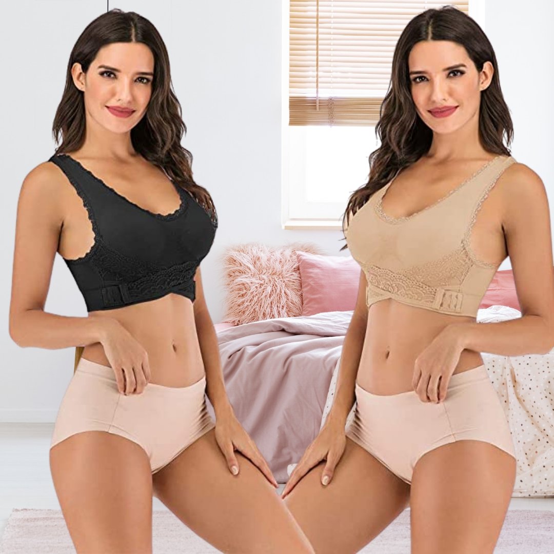 Bügelloser BH | Push-Up | Stilvoll | Bequem | Nahtlos | Einfarbig | Atmungsaktiv-Luzern Mode