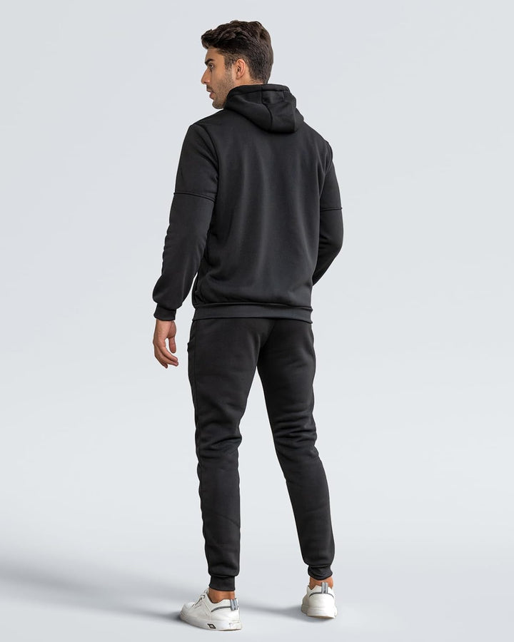 Herren Jogginganzug Kapuzenpullover und Jogginghose Set-Luzern Mode