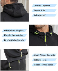 Herren Jogginganzug Kapuzenpullover und Jogginghose Set-Luzern Mode